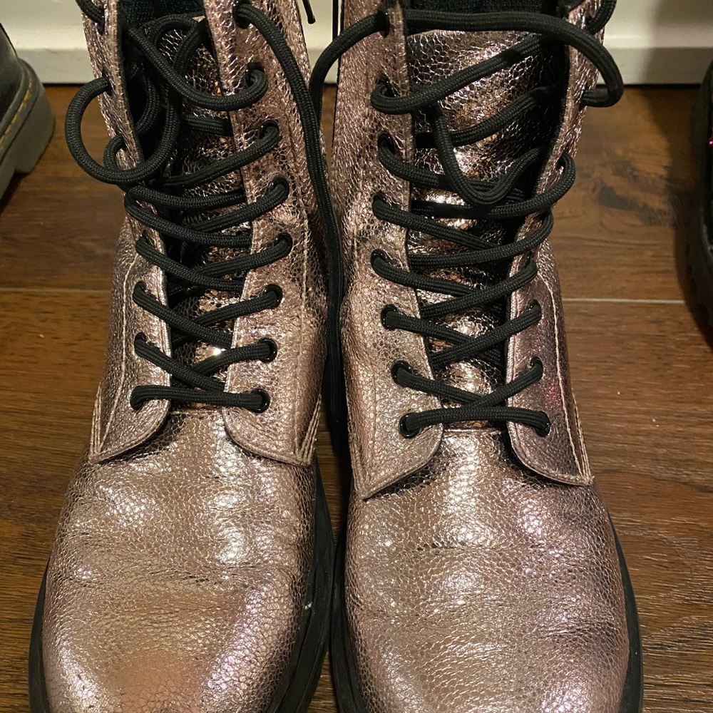 Dr Marten pink boots size 5